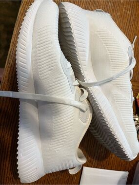 All-White Slip-On Sneakers